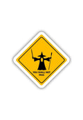 Do Not Enter Sticker