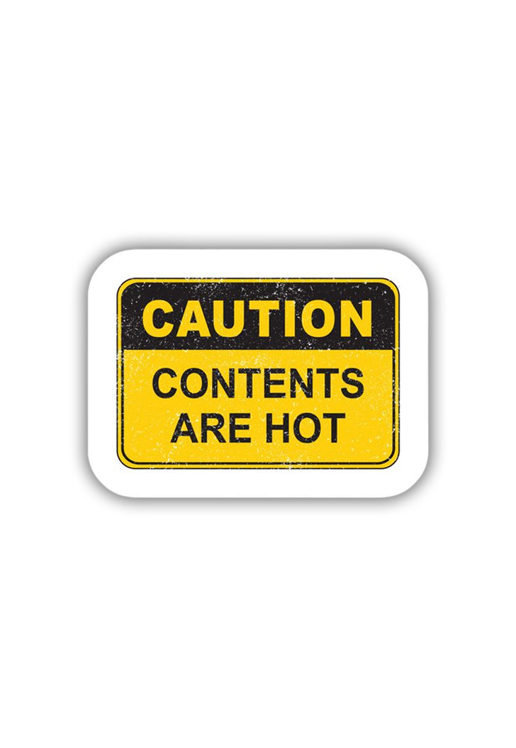 Caution: Hot Content Sticker – Posterwa