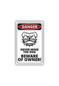 Beware of the OWNER Sticker