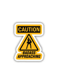 Badass Approaching Sticker
