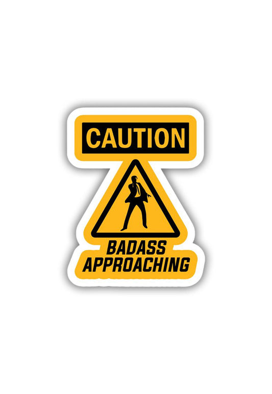 Badass Approaching Sticker