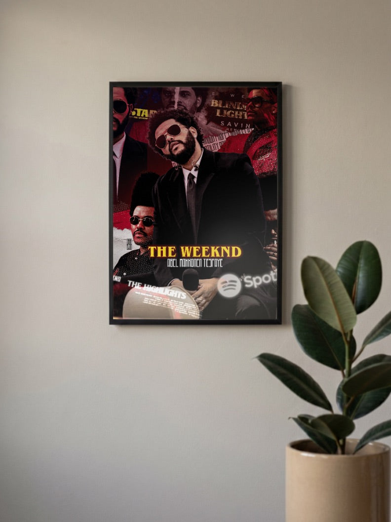 The Weeknd Moodboard Poster