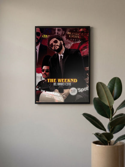 The Weeknd Moodboard Poster