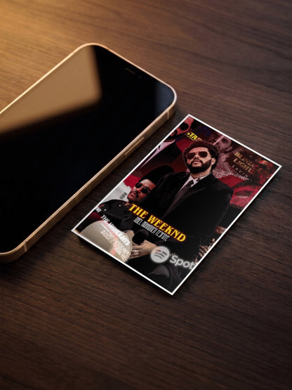 The Weeknd Moodboard Poster