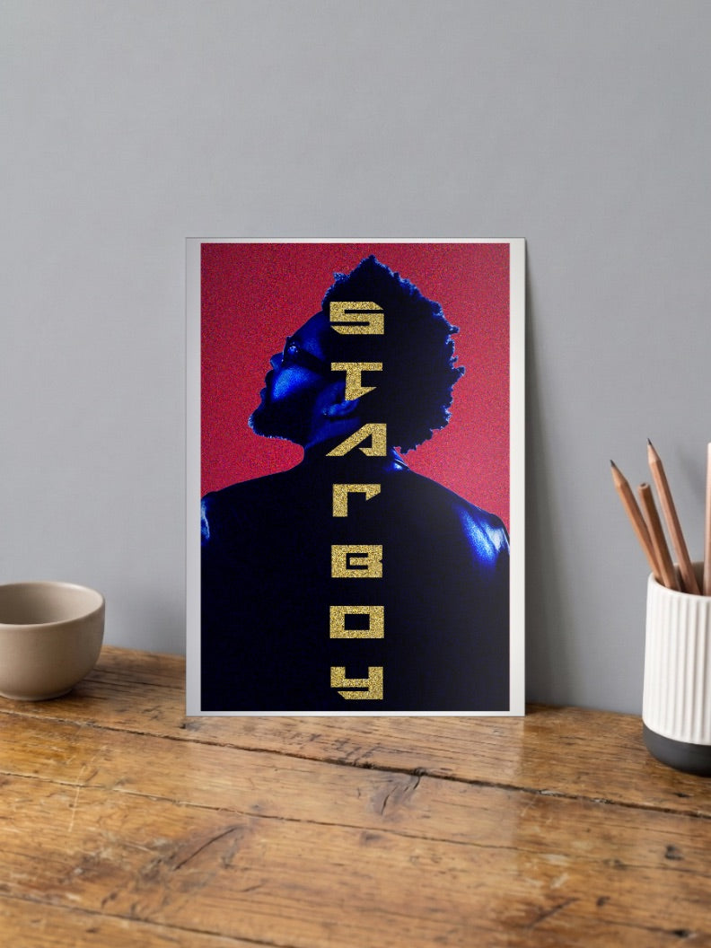 The Weeknd Starboy Poster