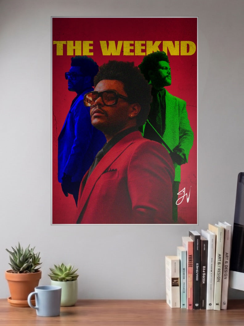 The Weeknd Triple Exposure Singers Poster