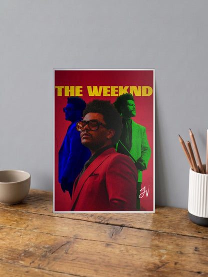 The Weeknd Triple Exposure Singers Poster