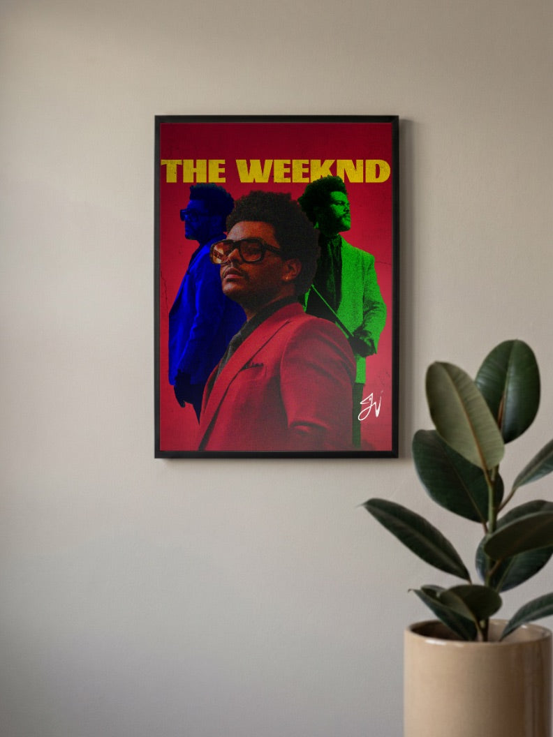 The Weeknd Triple Exposure Singers Poster