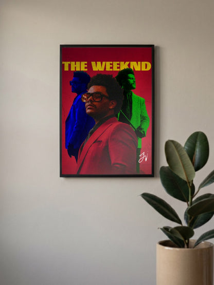 The Weeknd Triple Exposure Singers Poster