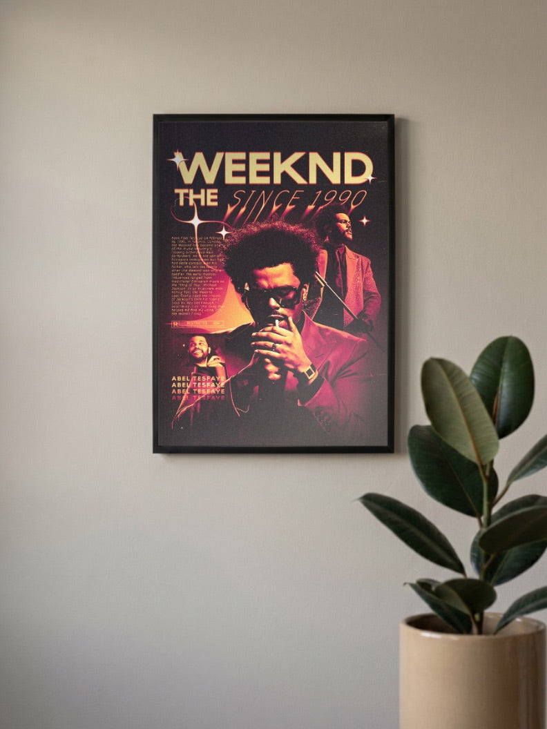 The Weeknd Since 1990 Singers Poster