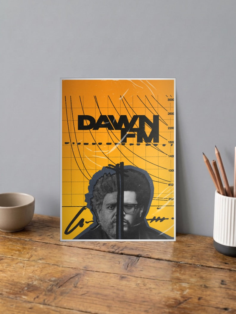 The Weeknd Dawn FM Singers Poster