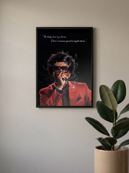 The Weeknd After Hours Singers Poster