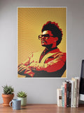 The Weeknd Retro Poster