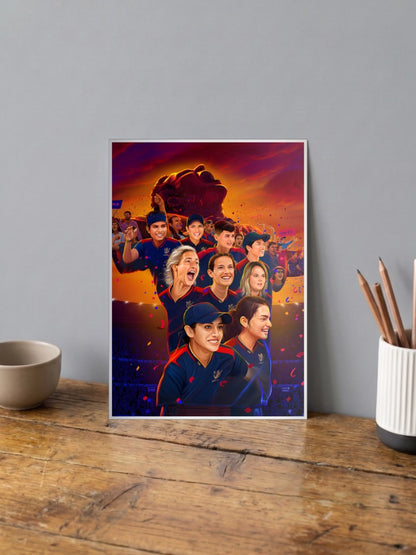 RCB Women Team Poster