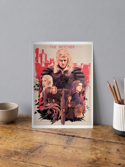 The Witcher Cast Netflix Poster