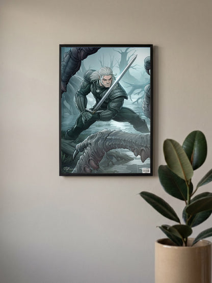 Witcher vs Leshy Poster