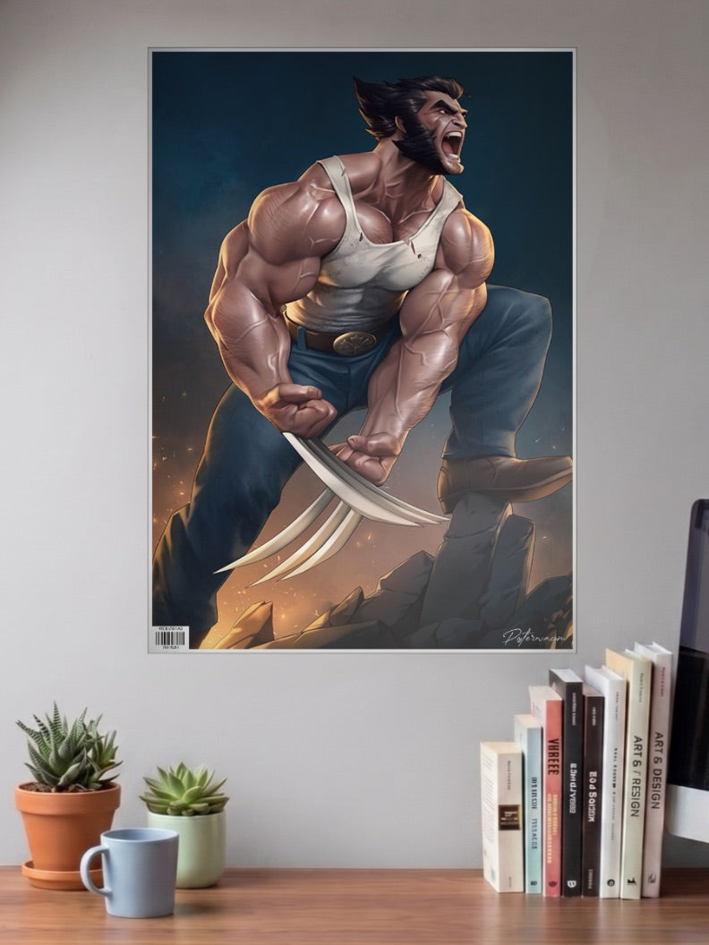 Wolverine Rage Marvel Poster