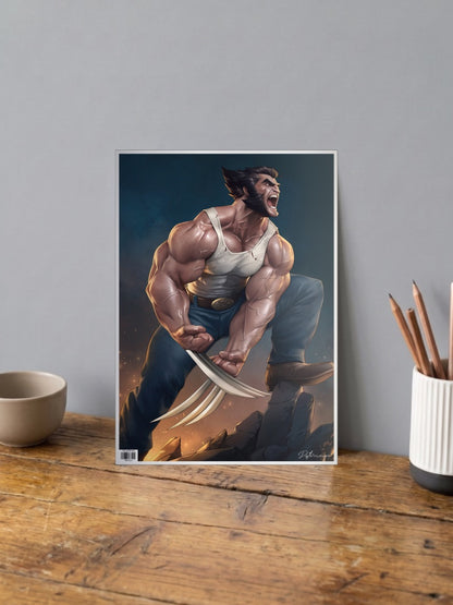 Wolverine Rage Marvel Poster
