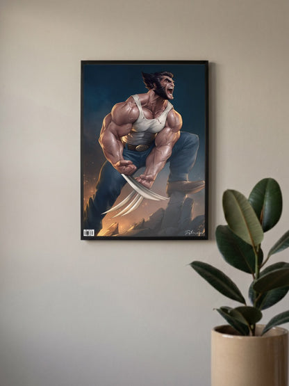 Wolverine Rage Marvel Poster