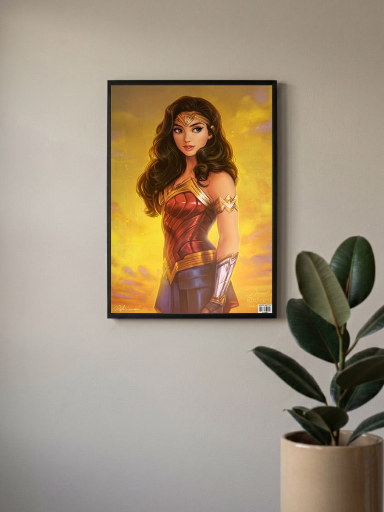 Wonder Woman Portrait DC Poster