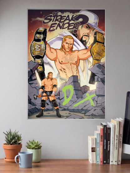 Triple H Streak Ender WWE Poster