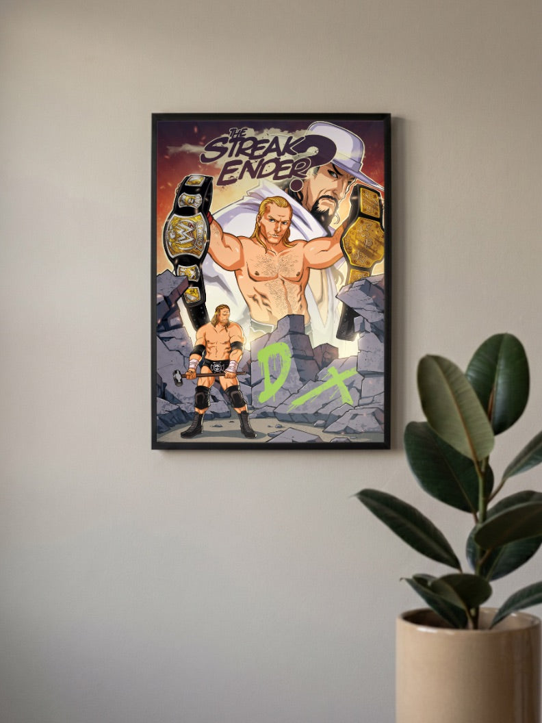 Triple H Streak Ender WWE Poster