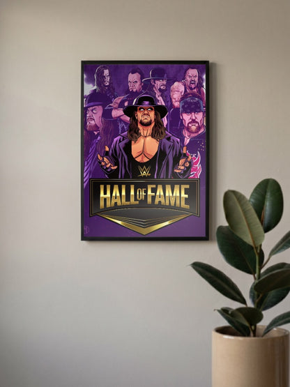 Undertaker Hall Of Fame WWE Poster