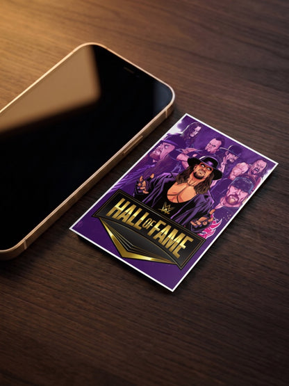 Undertaker Hall Of Fame WWE Poster