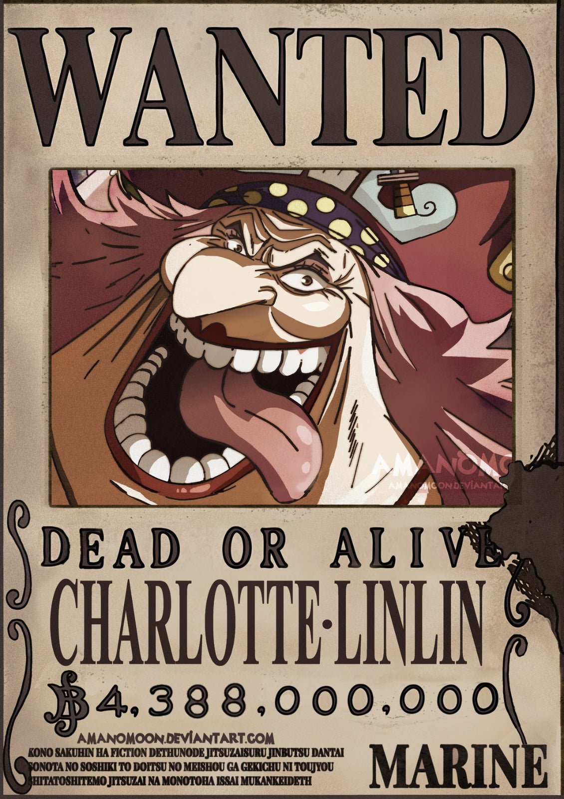 BIG MOM - WANTED POSTER – Posterwa