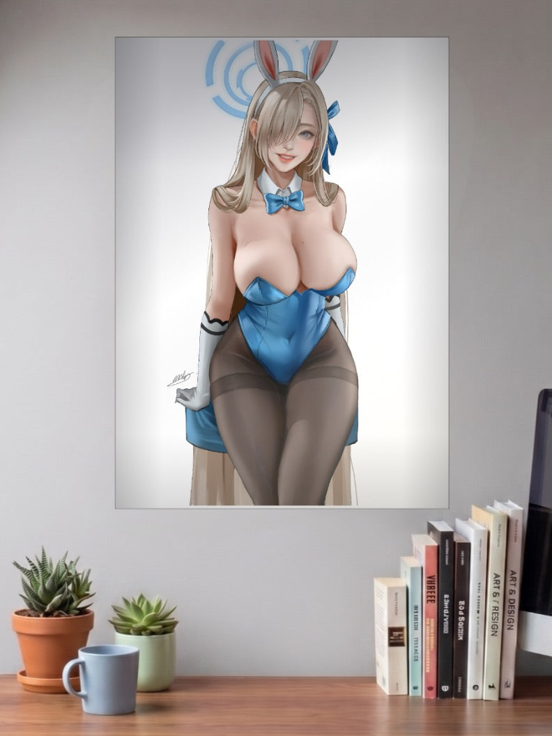 Anime Bunny Girl Character Art Anime Poster