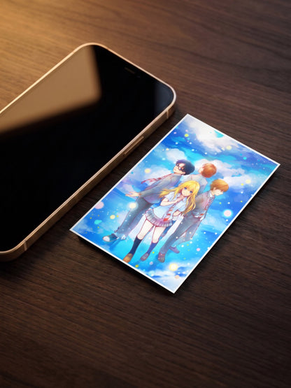 Your Lie In April Group Art Anime Poster