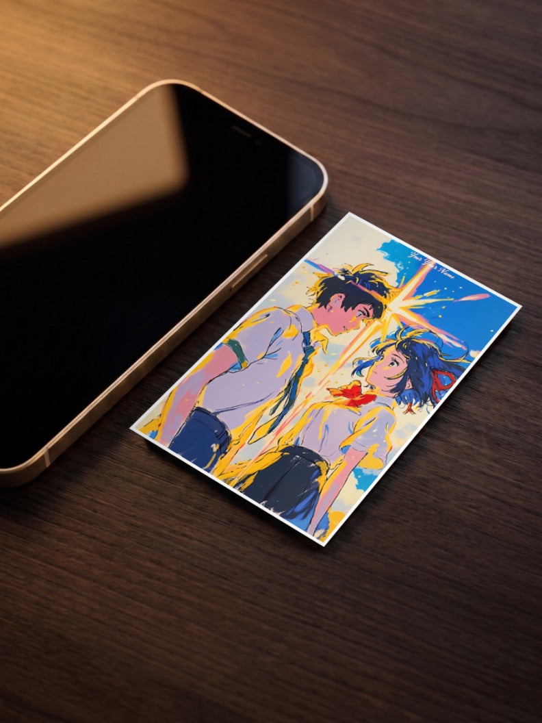 Your Name Pop Art Comet Anime Poster