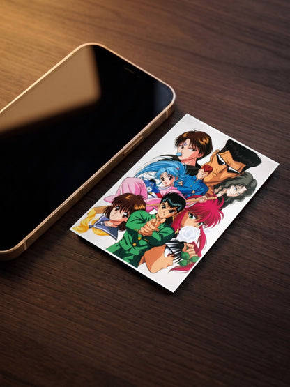 Yu Yu Hakusho Cast Group Anime Poster