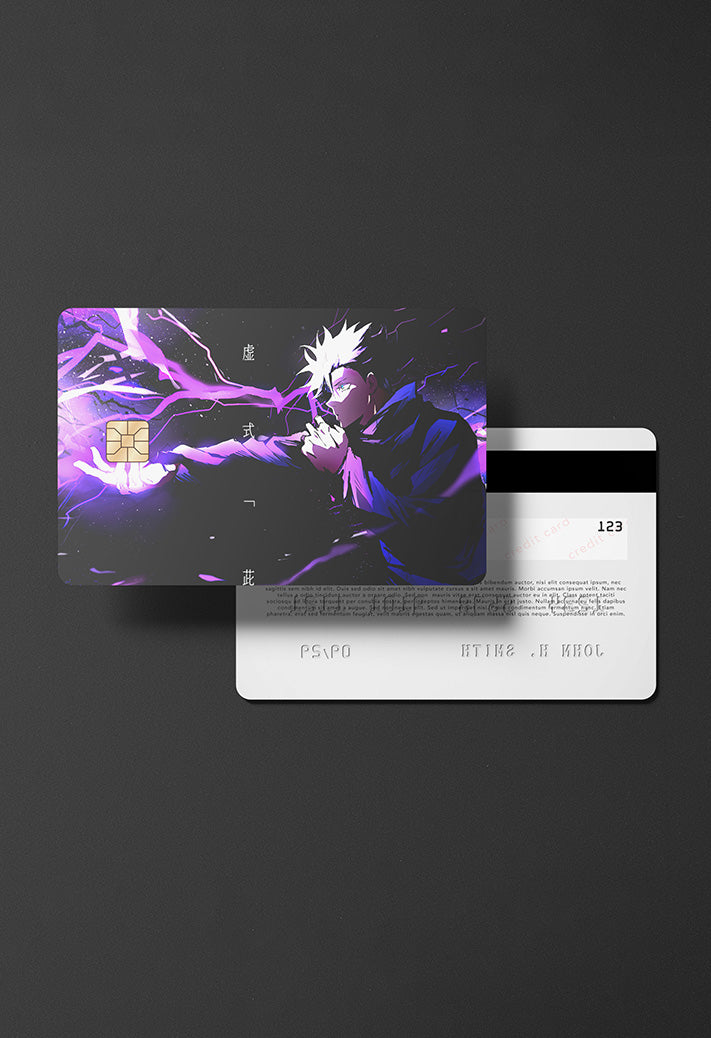 Gojo Colliding Limitless credit card skin