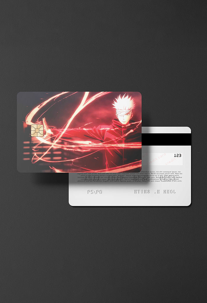 Gojo Reversed Limitless credit card skin