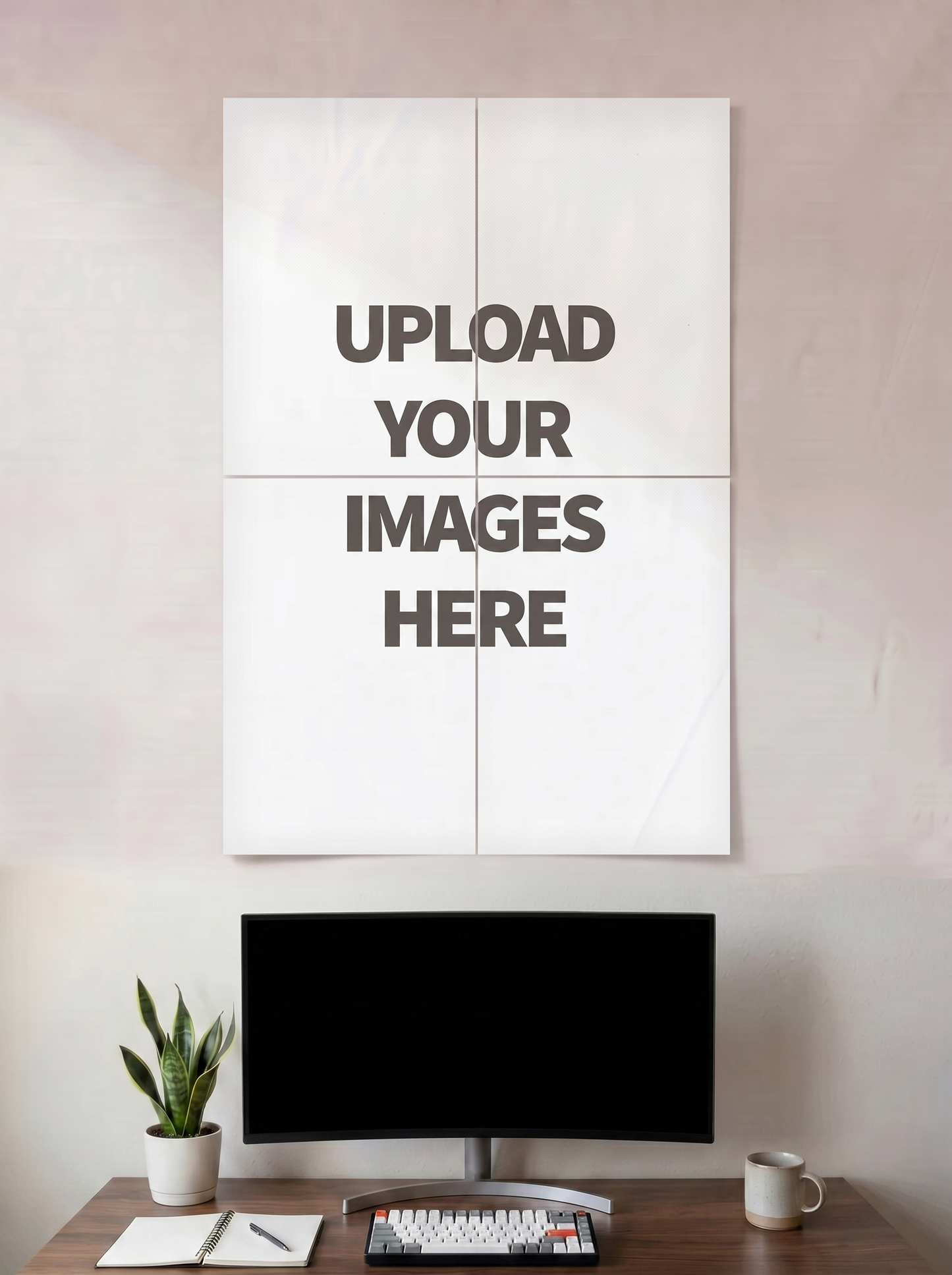 Customize Your Wall 4 Piece Split Art Set (2x2 Grid)