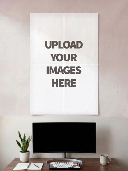 Customize Your Wall 4 Piece Split Art Set (2x2 Grid)