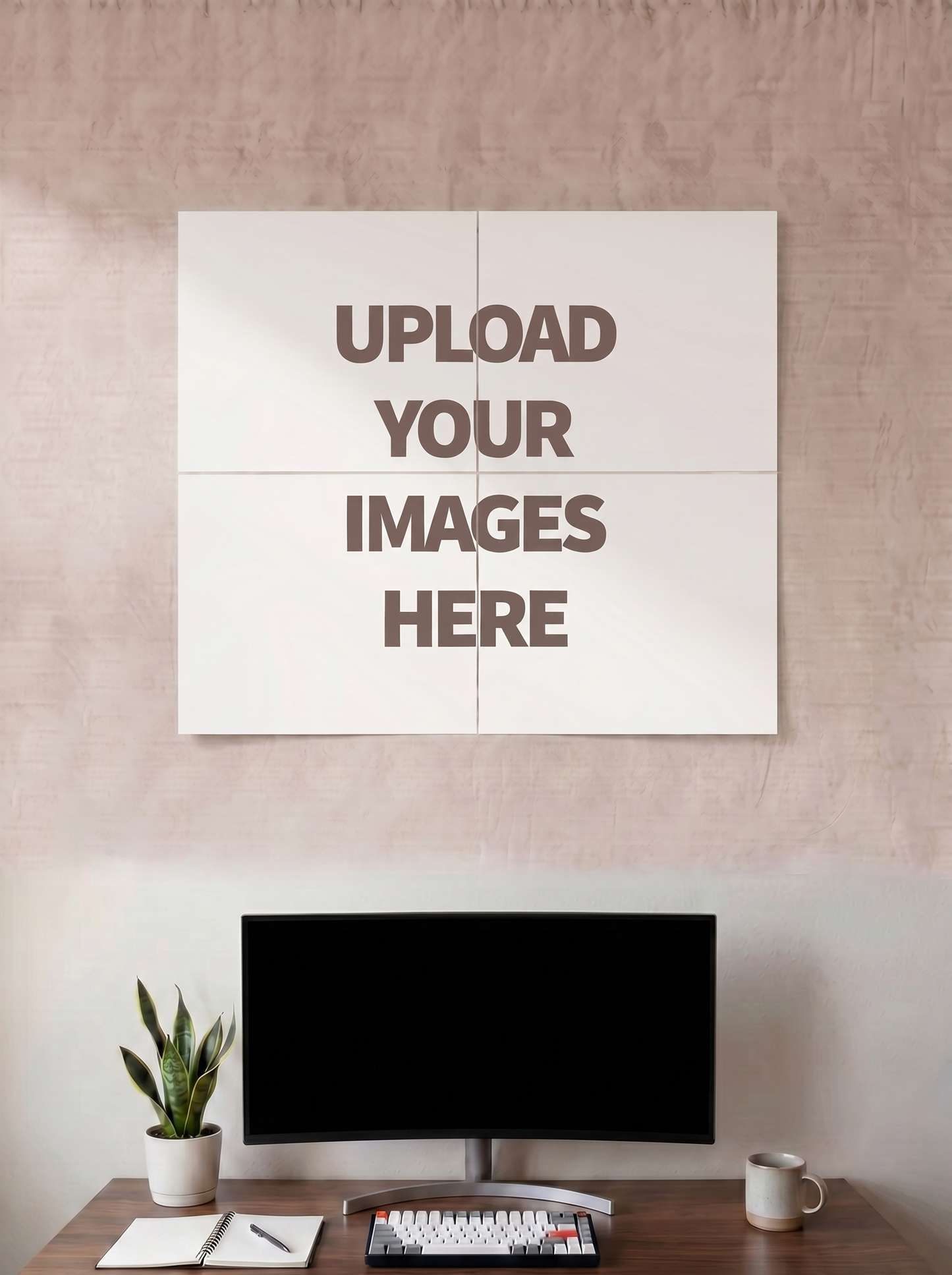 Customize Your Wall 4 Piece Split Art Set (2x2 Grid)