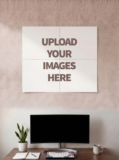 Customize Your Wall 4 Piece Split Art Set (2x2 Grid)
