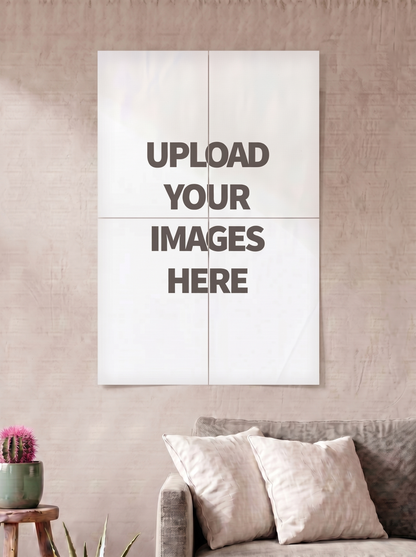 Customize Your Wall 4 Piece Split Art Set (2x2 Grid)