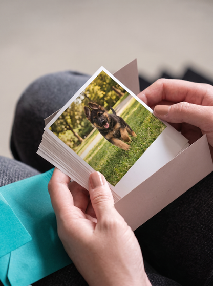 Custom Polaroids along with string and wooden clips