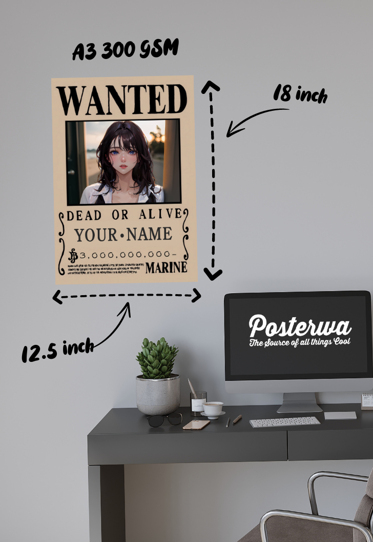 Custom Bounty Wanted Poster