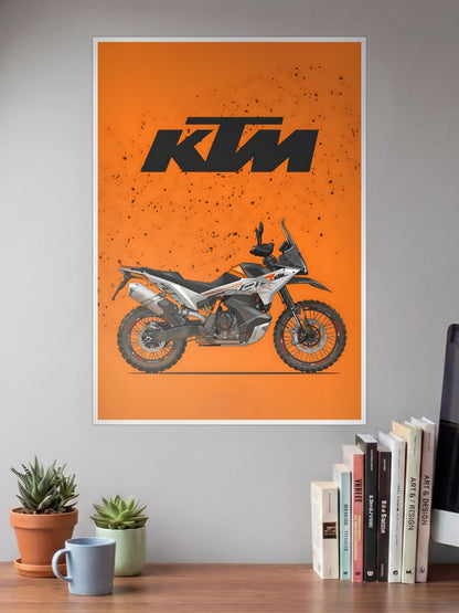Revving the Streets | KTM 790 | Bikes Poster