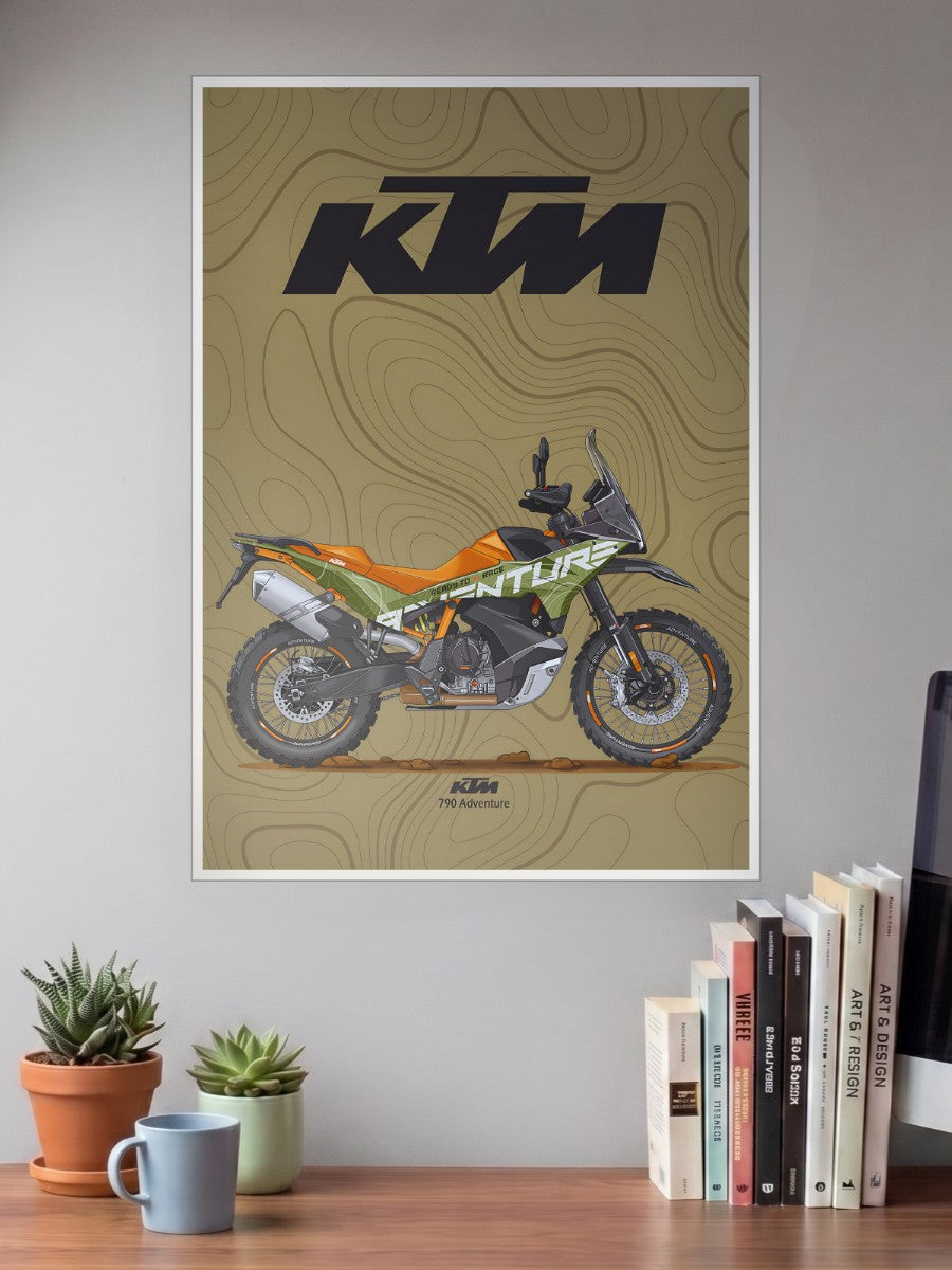 Trailblazer's Dream | KTM 790 Adventure | Bikes Poster