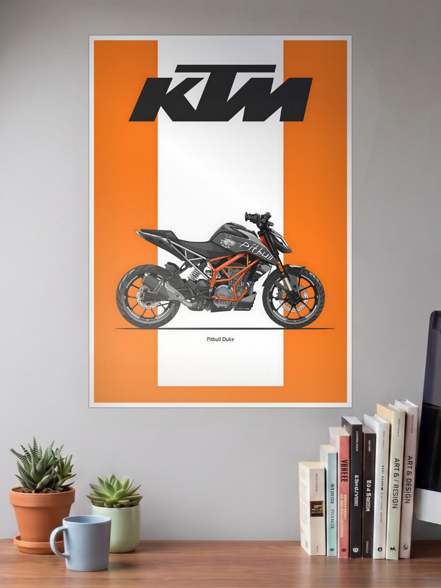 Pitbull Duke| KTM | Bikes Poster