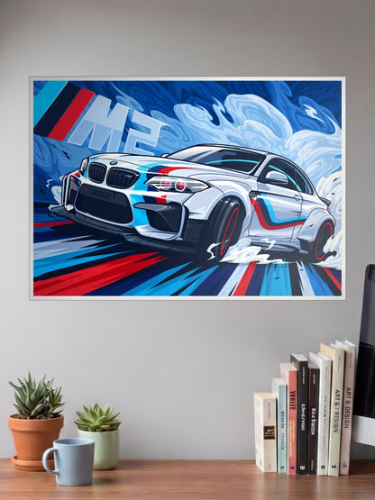 BMW M2 Car Poster