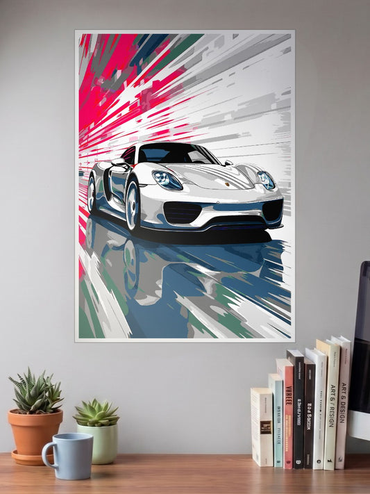 Porsche Car Poster