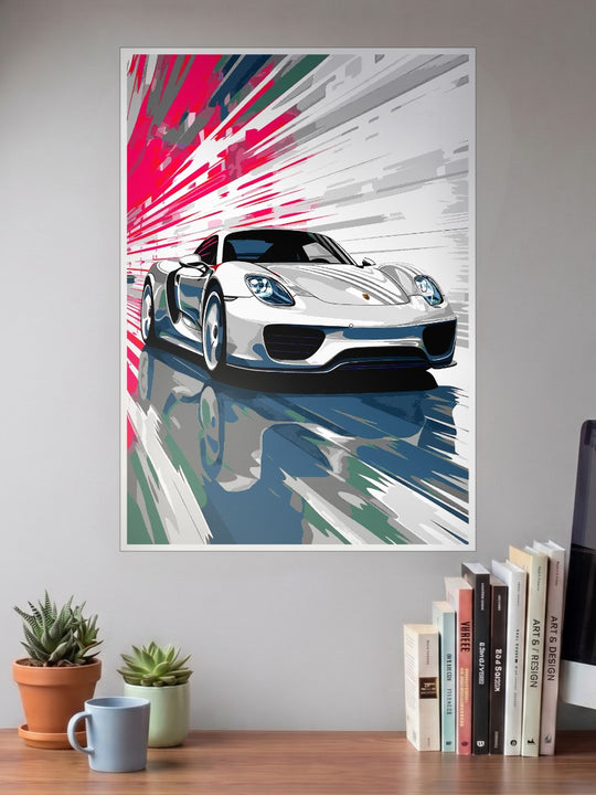 Porsche Car Poster