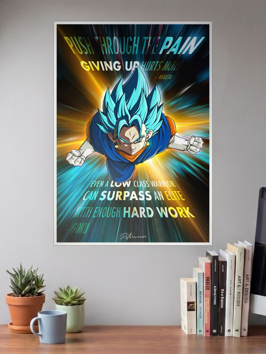 Gogeta Quote | Dragon Ball Z | Anime Poster