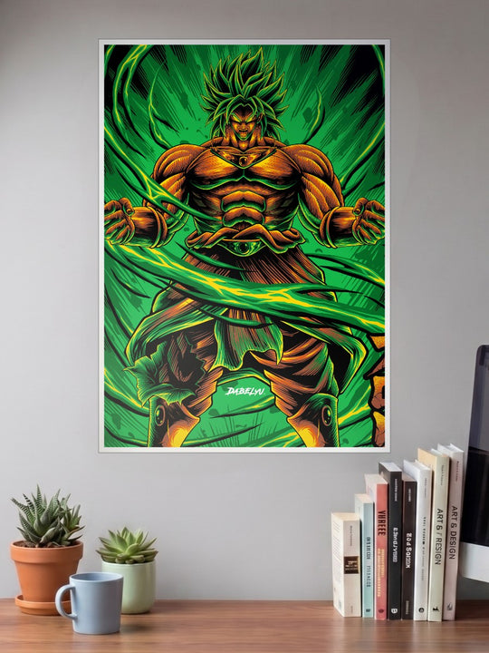 Broly Saiyaan Mode Poster